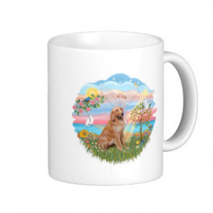 Angel Star - Golden Retriever #2 Coffee Mug