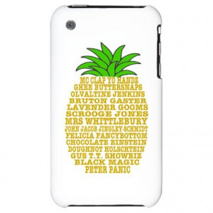 Psych Quotes Pineapple iPhone Case