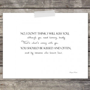 Rhett Butler Gone with the Wind Quote Paper Print with Scarlett O'Hara ...