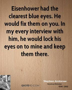 His Blue Eyes Quotes
