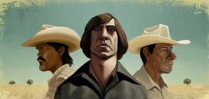 Josh Brolin, Javier Bardem and Tommy Lee Jones in No Country for Old ...