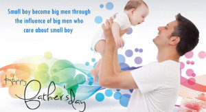 Cute Fathers Day Sayings Quotes For Son or Small Baby