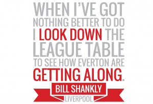 Bill Shankly Everton Quote Wall Sticker by Bandit Nanna