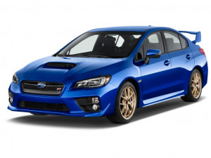 2015 Subaru WRX STI 4-door Sedan Angular Front Exterior View