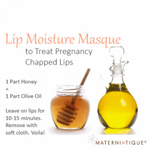 chapped lips while pregnant