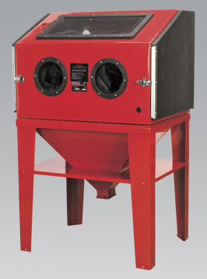 Sealey SB974 Shot Blasting Cabinet Double Access 960 x 720 x 1500mm