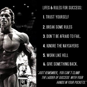 love these rules, for, indeed, they will guarantee success in any ...