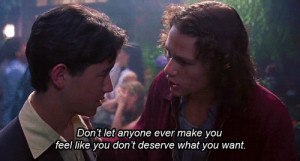 ... joseph gordon levitt 10 things i hate about you ~gif Best quote ok