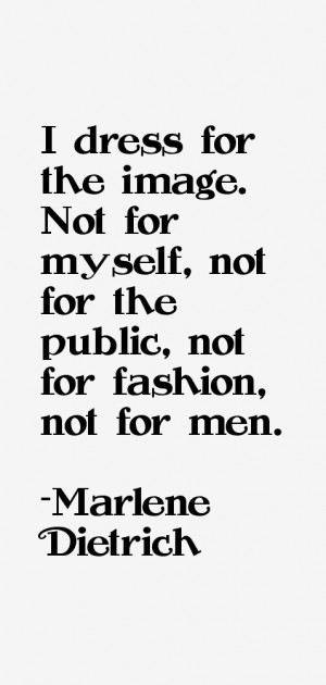 Marlene Dietrich Quotes & Sayings