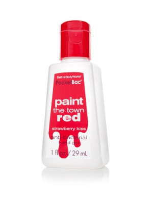 ... -Bacterial PocketBac Sanitizing Hand Gel in Paint the Town Red $1.50