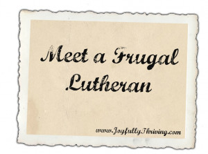 Meet a Frugal Lutheran: My Grandmother, Marilyn Barz