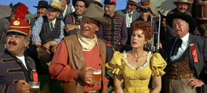 Jack Kruschen, John Wayne, Maureen O'Hara and Chill Wills