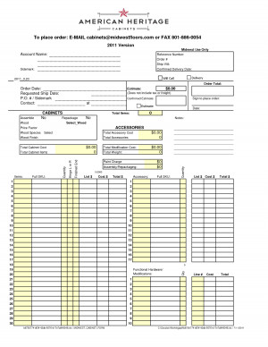 Profit Estimate Quote Form picture