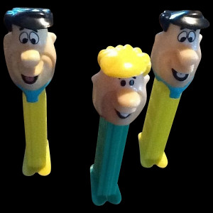 Vintage Pez Dispensers Fred Flintstone & Barney Rubble
