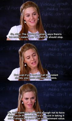 Clueless (1995) - Movie Quotes #moviequotes #clueless1995 More