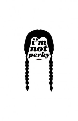 Wednesday Addams, Silhouette Quote Poster // Typographic Character ...