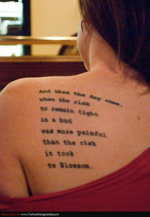 Lettering Tattoos quote