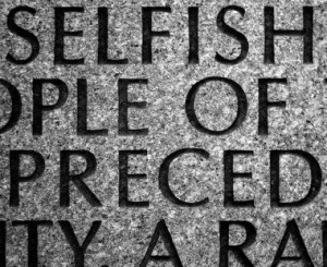 Being selfish is good?