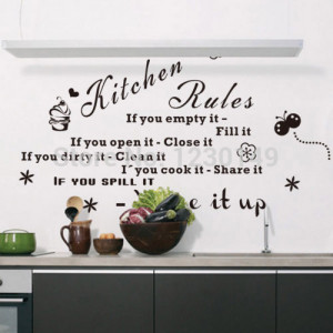 2014-Motto-Our-Kitchen-Rules-Clean-Cook-Share-Quote-Art-Wall-Sticker ...