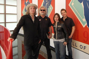 Peter Buck, left, with the Baseball Project