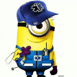 EMT Minion! You really need one of these Casey!