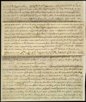 Thomas Jefferson. First Inaugural Address March 4, 1801. Manuscript ...