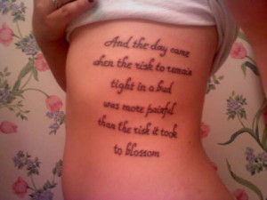 Literary Tattoo Ideas: Quotes from Books