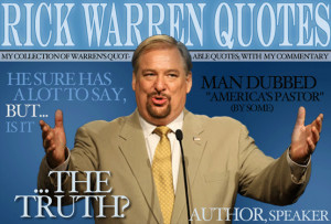 Rick Warren Quotes: “Purpose Driven”..and “Purpose Driven ...