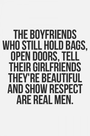 Real men respect women
