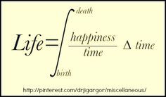 The arithmetic of life does not always have a logical answer.