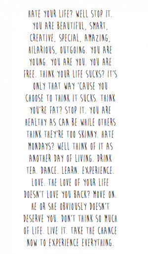 live your life. don’t stress, bb xx.