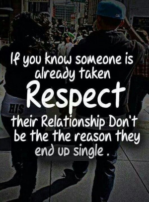 Respect the relationship