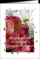 Congratulations on becoming a Great-Grandmother! card - Product ...