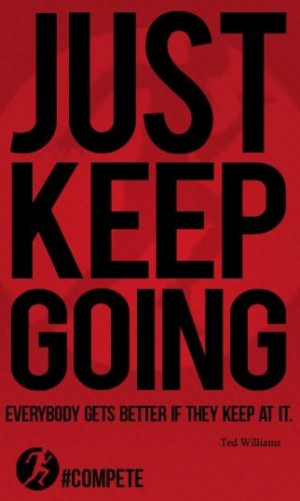 just keep going - the unofficial motto of ironman