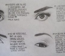 Drawing Eyes Quote Image Favim