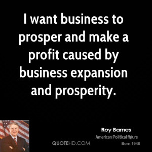 business to prosper and make a profit caused by business expansion ...