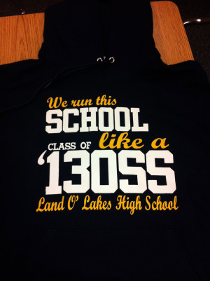 Seniors Shirts 2014 Senior shirts are in!
