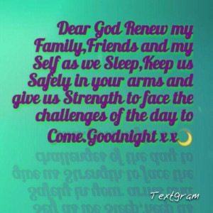 Good Night Prayer Quotes Goodnight dear friend