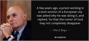 30 Best Peter L. Berger Quotes | A-Z Quotes