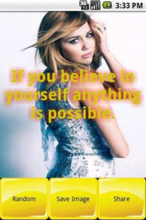 View bigger - Miley Cyrus Quotes and Images for Android screenshot