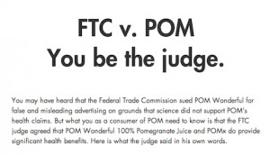 In the advertisements, Pom quotes statements from Judge Chappell’s ...