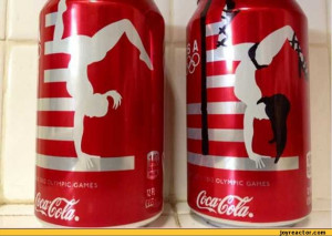 funny pictures auto coca cola can olympics striper