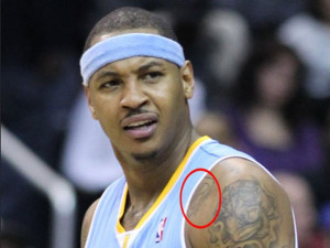 Carmelo Anthony: West Baltimore (looks like Warner Bros.)