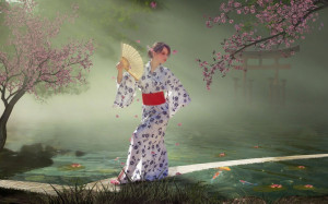 ... japanese tea ceremony sado chado wallpaper japanese girl illustration