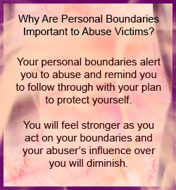 Once you set your personal boundaries, you do not have to tell a ...