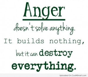 Anger Quotes and Sayings