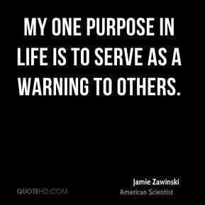 Jamie Zawinski - My one purpose in life is to serve as a warning to ...