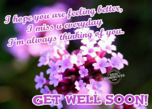 Hope You Feel Better Soon Quotes