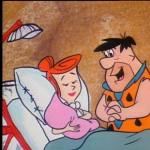 From the Flintstones Pebbles Cartoon Character