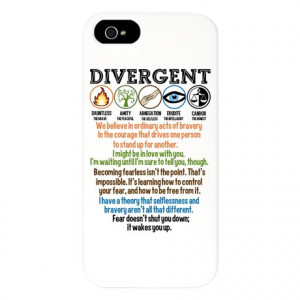 ... Phone Cases > Divergent Symbols Quotes iPhone 5/5S Snap Case